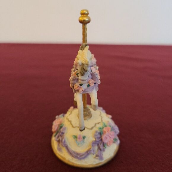 Westland 1997 Musical Carousel Horse Plays "My Favorite Things" Vintage Works - Picture 2 of 15